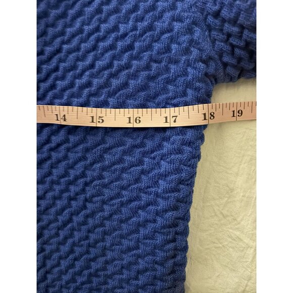 Vintage Rare G. Gucci Women’s 1950/1960’s Blue 2 Button Wool Cardigan Size 44 - Picture 9 of 11